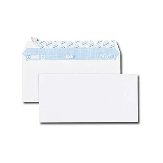 50 enveloppes auto-adhésives - 11x22cm 75g